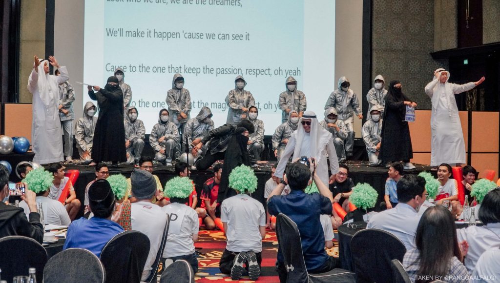 Performance from Implementation Team - Franky Pranata with Theme of FIFA World Cup Qatar 2022 in DataOn Annual Outing 2022