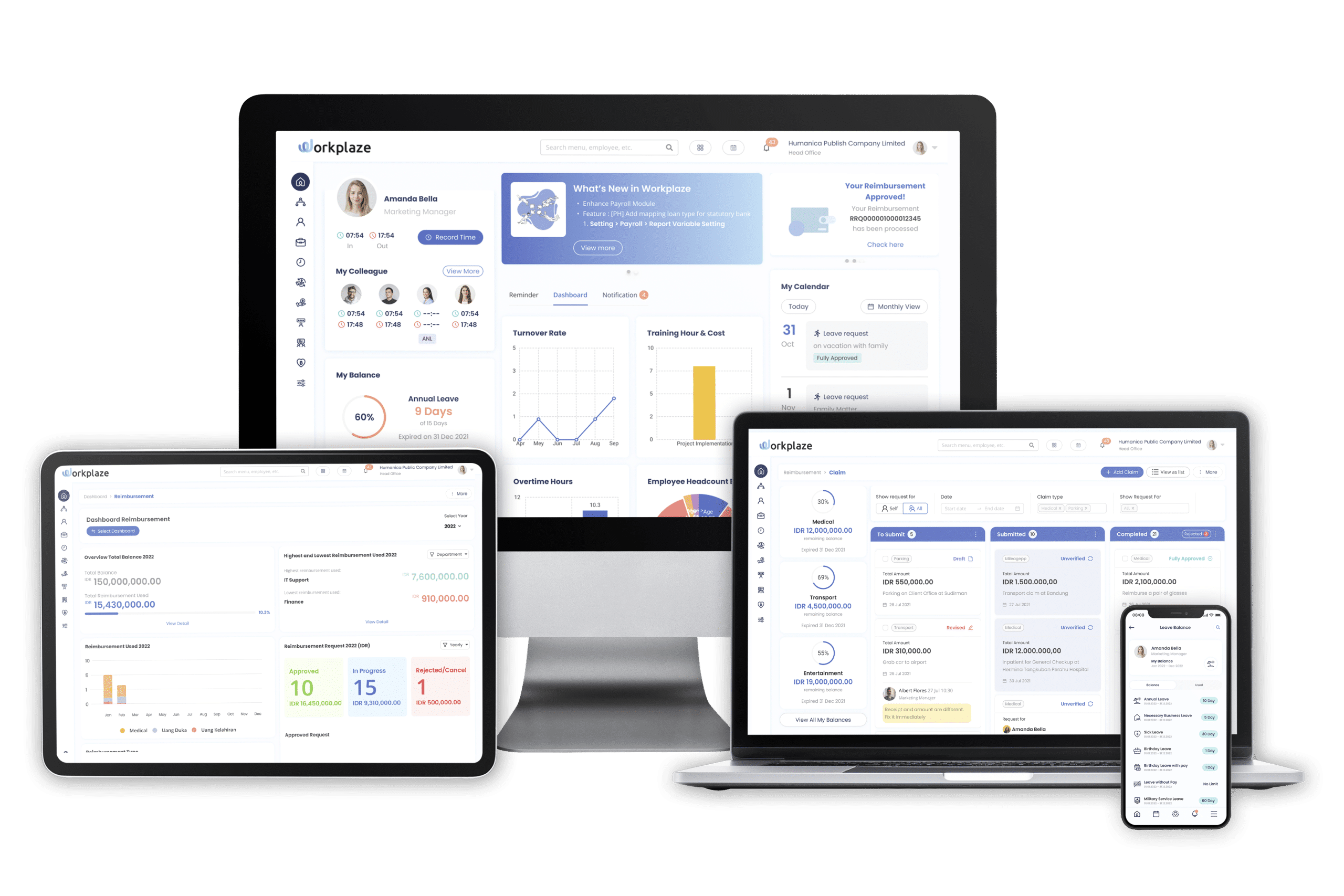 Humanica HCM software, SunFish Workplaze