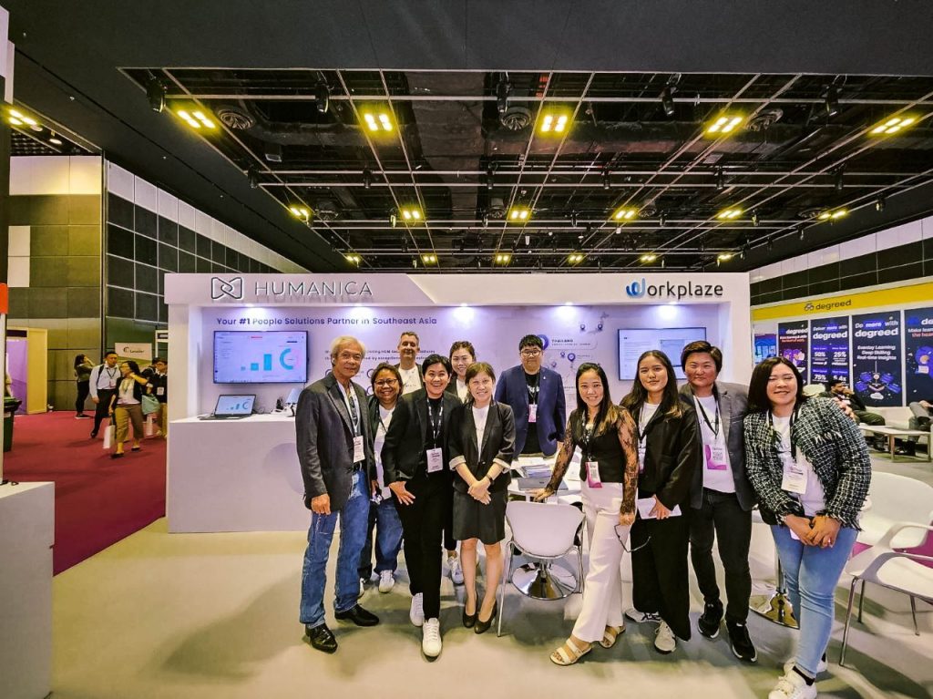 Workplaze Booth by Humanica Singapore at the HR Tech Festival Asia 2023