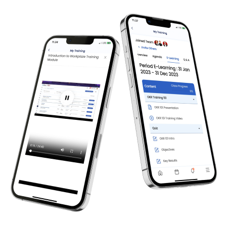 My eLearning OKR Wokrplaze