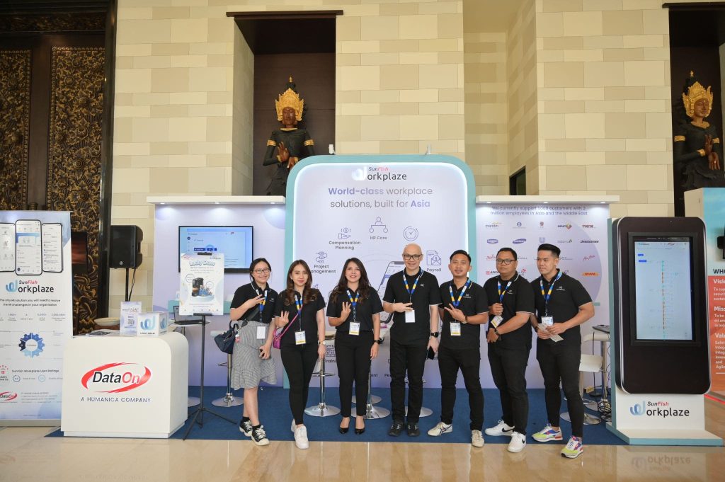 SunFish Workplaze Team at Indonesia HR Summit 2023
