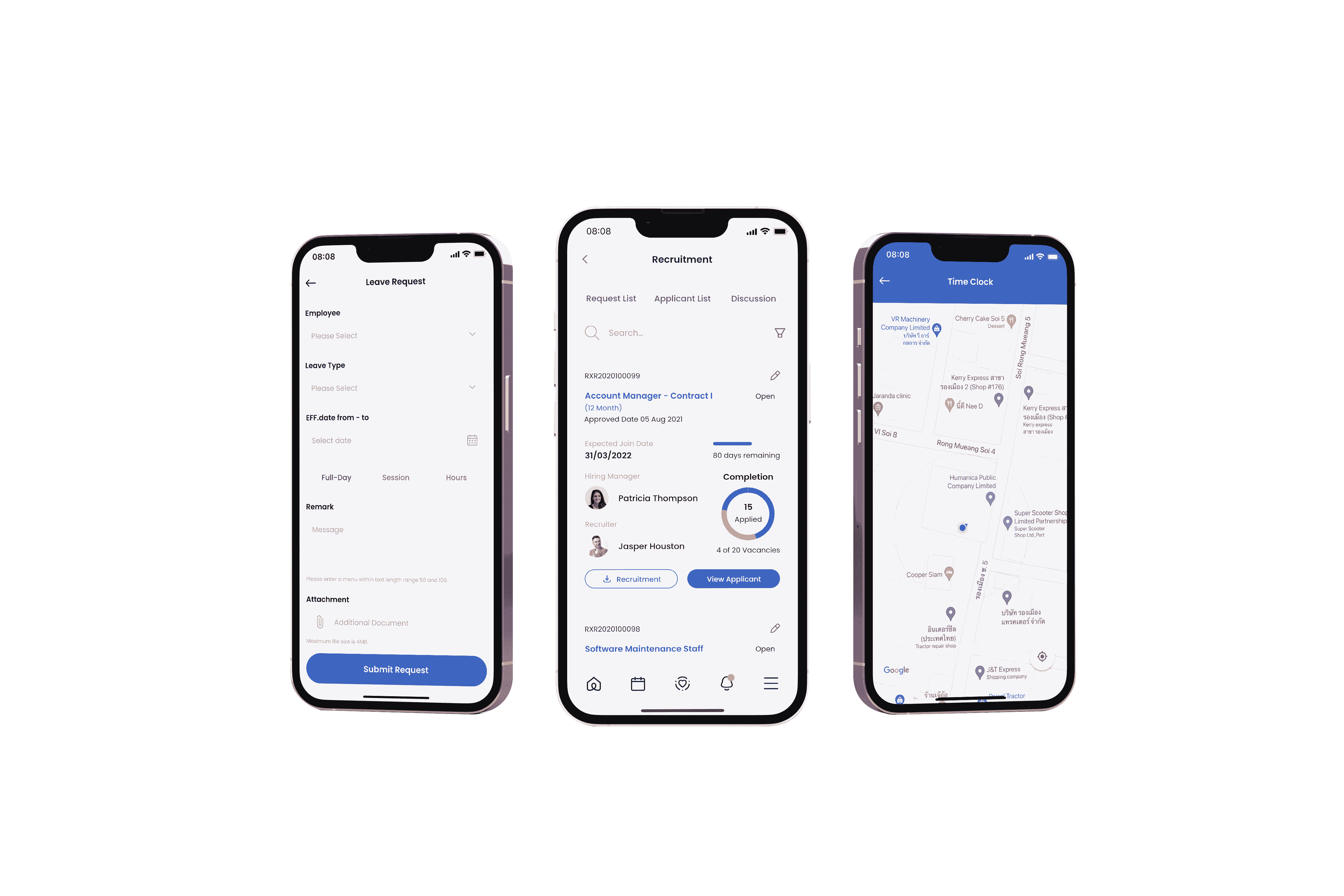 Workplaze User Interface mockup