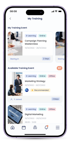 Workplaze My Training Event