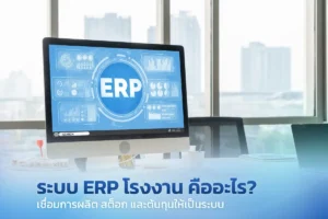 ระบบ ERP โรงงาน