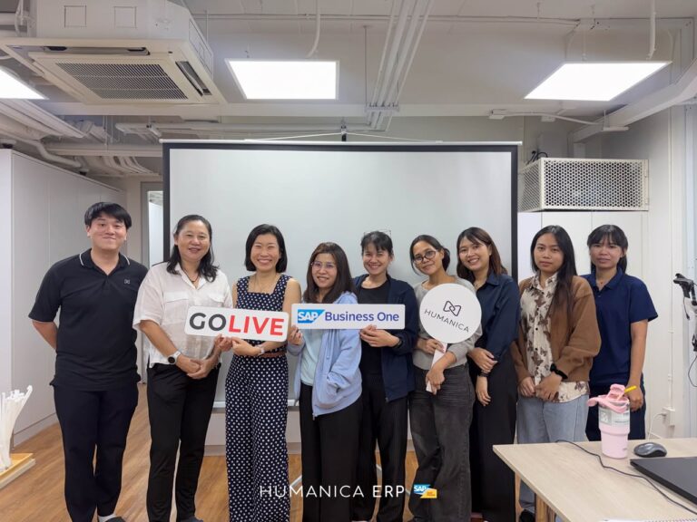 ภาพทีมงาน บริษัท ศูนย์รักษาสายตา จำกัด / TRSC International Eye and Vision Center และ Humanica ERP ในโครงการ SAP Business One Go-live